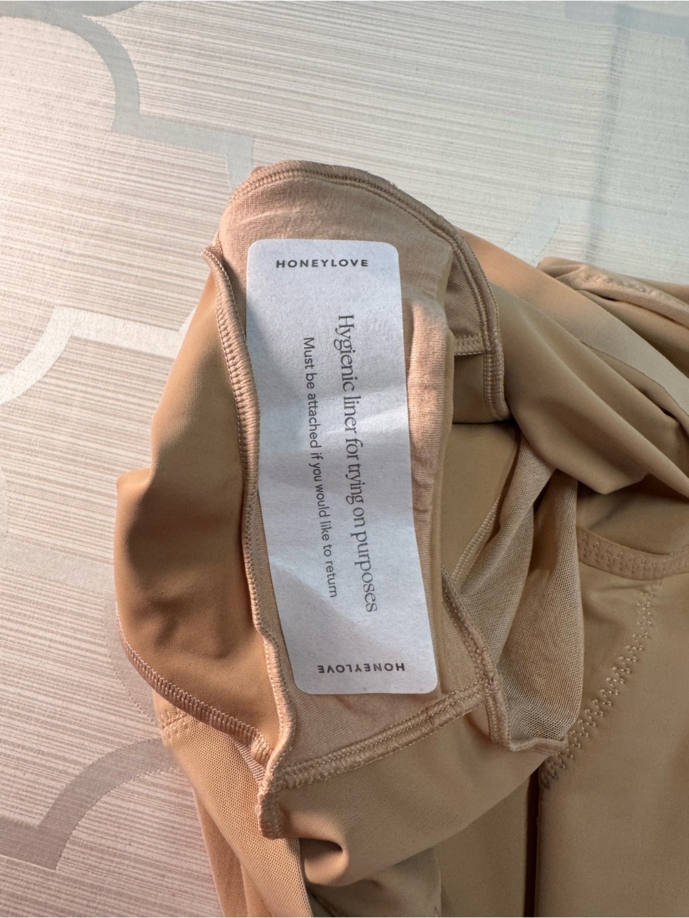 Honeylove Nude/Tan High-Waist Shapewear Shorts - Picture 5 of 8